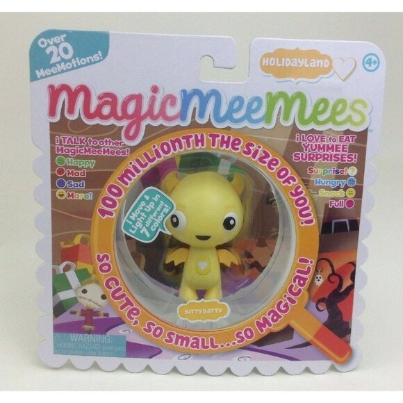 MagicMeeMees Holidayland Playset Figures Sparks Bitty Batty Magic Mee Mees Dolls - Picture 4 of 7